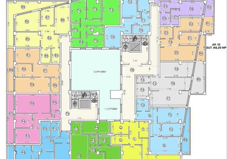 Tomis Nord - Vanzare apartament decomandat cu 2 camere,  bloc nou. - Poză 2