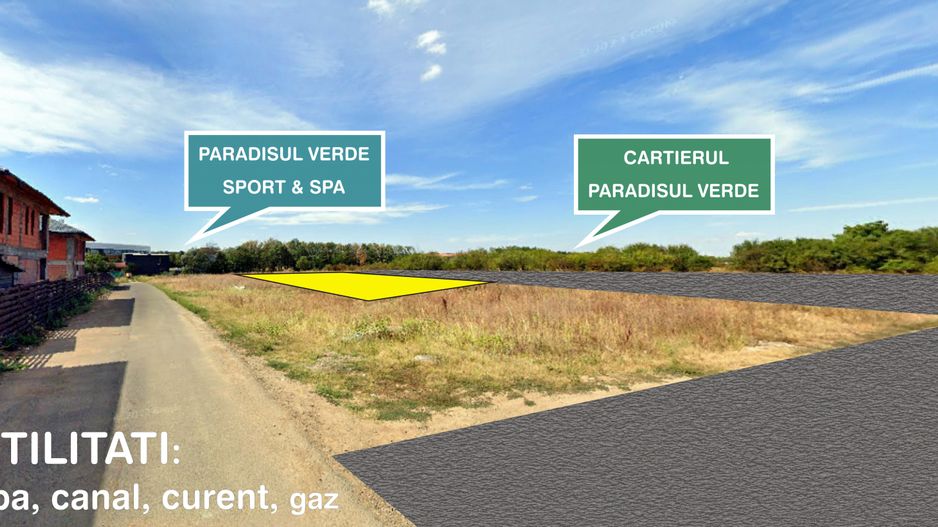 Corbeanca - Paradisul Verde, 991 mp, deschidere 31 m, stb la 600m - Poză 2