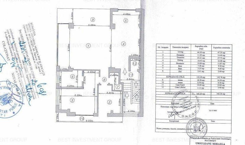 3 CAMERE + LOC DE PARCARE || FLOREASCA PENINSULA - Schiță 13
