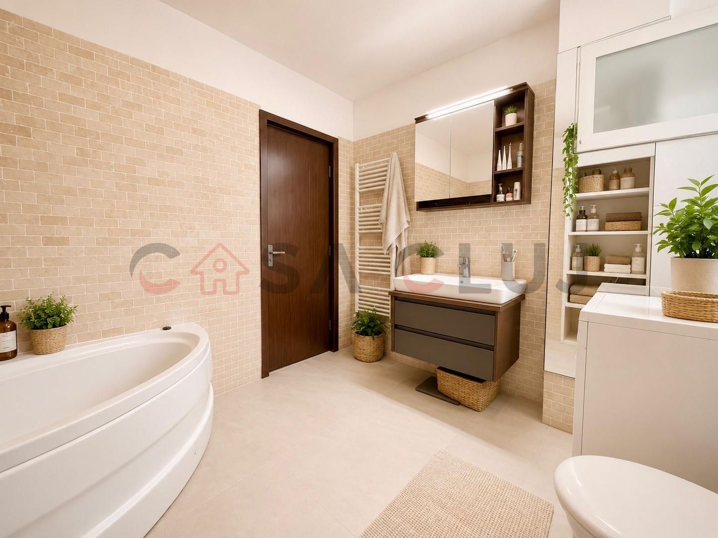 4 camere + dressing, la cheie, parcare, bloc nou, Între Lacuri - Poză 9