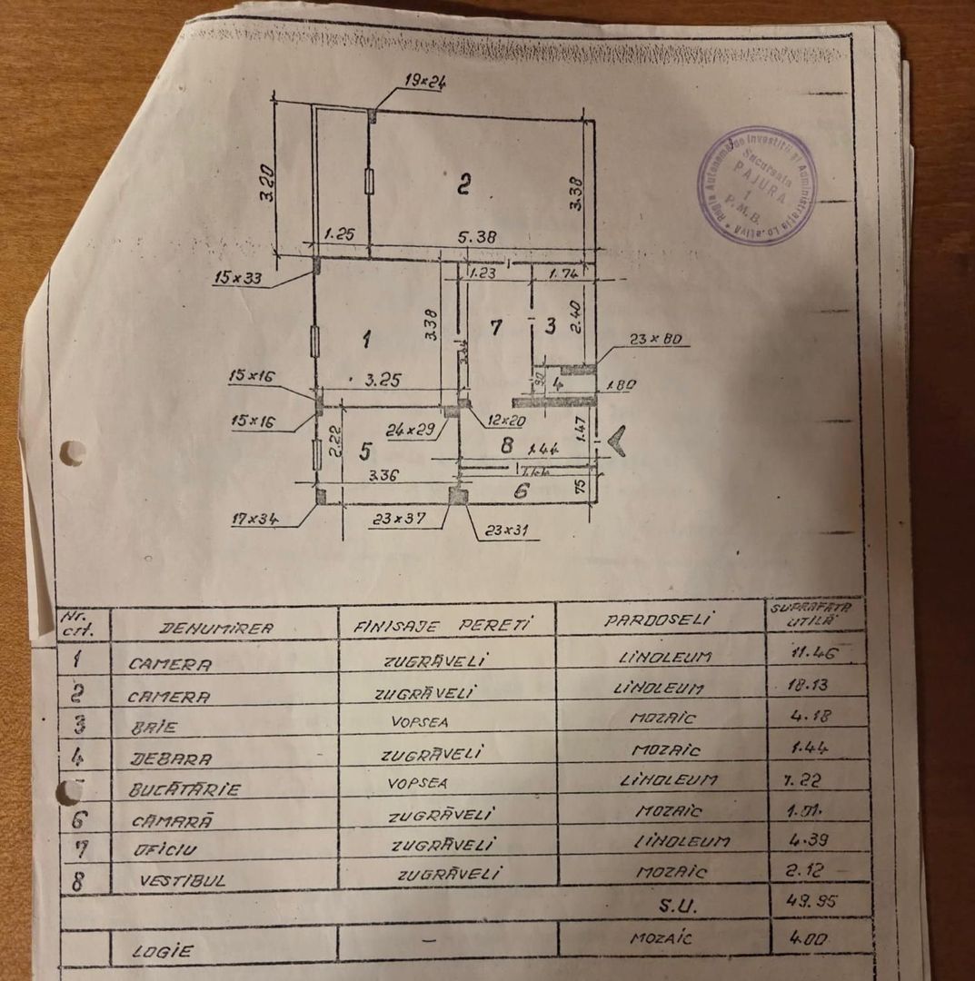 Apartament cu doua camere decomandat, Turda - Poză 11