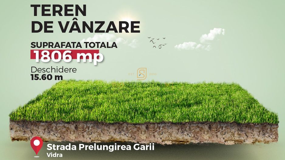 Lot de teren de vanzare excelent,Comuna Vidra, Ilfov, ideal investitie - Poză 1