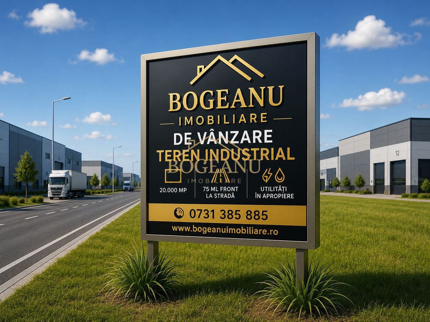 BG179-TEREN INDUSTRIAL PREMIUM 20.000 MP | 75 ML FRONT-CALEA ȘAGULUI - Poză 1