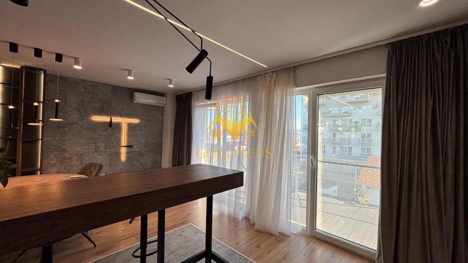 Penthouse mobilat lux, parcare, AC, bloc nou, Semicentral, zona Horea - Poză 16