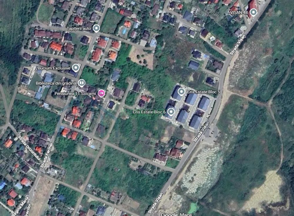 Teren 600mp Bucium-Visan 17m deschidere 100E mp - Poză 1