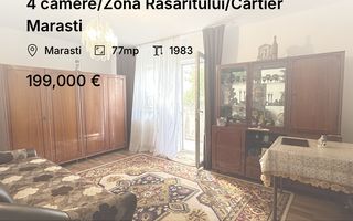 4 camere/Zona Răsăritului/Cartier Marasti - Poză 1