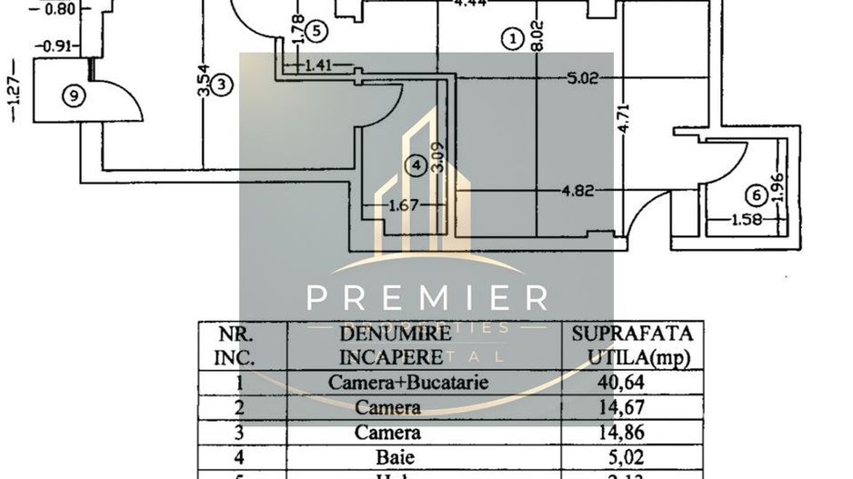 Apartament 3 camere 97 mp, Aviației, bloc 2016, parcare subterană - Poză 15