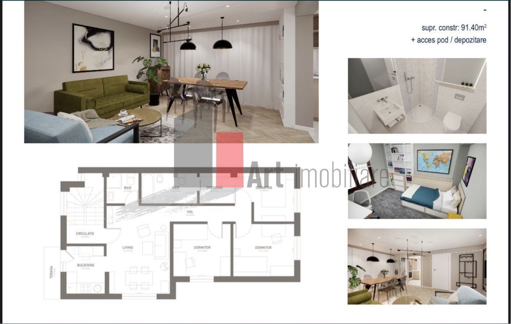 Vânzare 4 camere decomandate Brâncoveanu-Drumul Găzarului - Poză 6