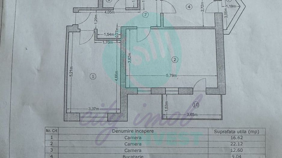3 camere spatioase intr-un complex Apollo - Poză 16