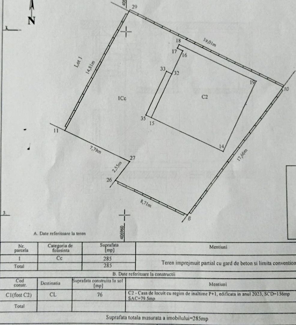 Casa mediteraniana - 2023 - 285mp teren - mobilata - utilata - Damila - Schiță 8