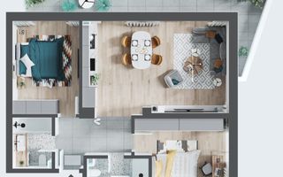 Apartament 3 camere,Prima Nufarul - Poză 3