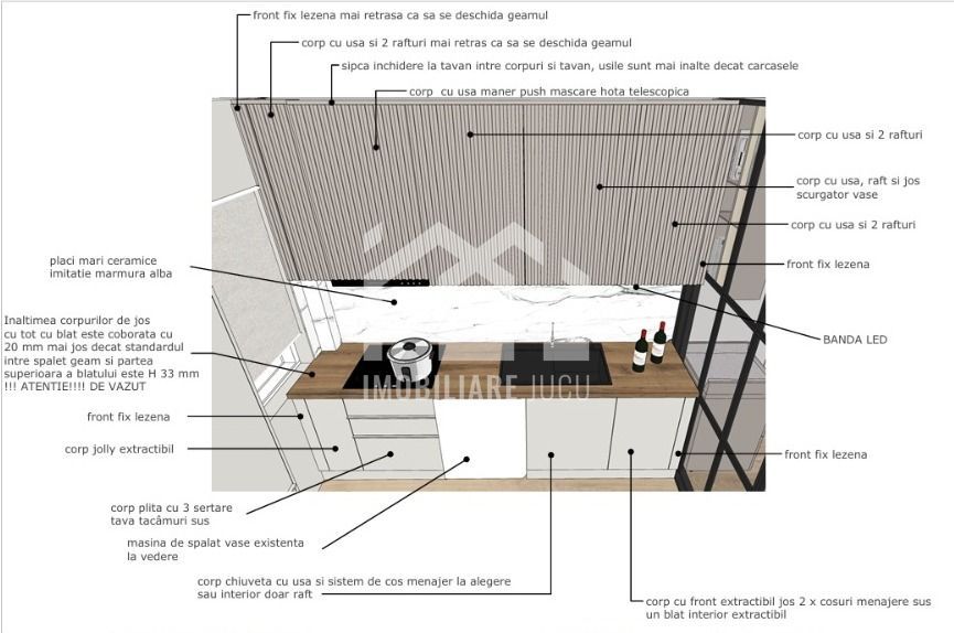 Apartament 2 camere finisat, 50mp,  Bloc nou, Sannicoara - Poză 23