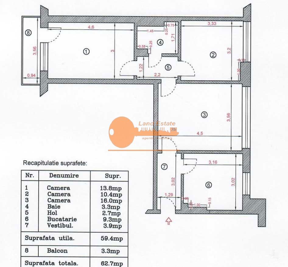 Apartament 2 camere | Ștefan cel Mare – Metrou Obor - Schiță 8
