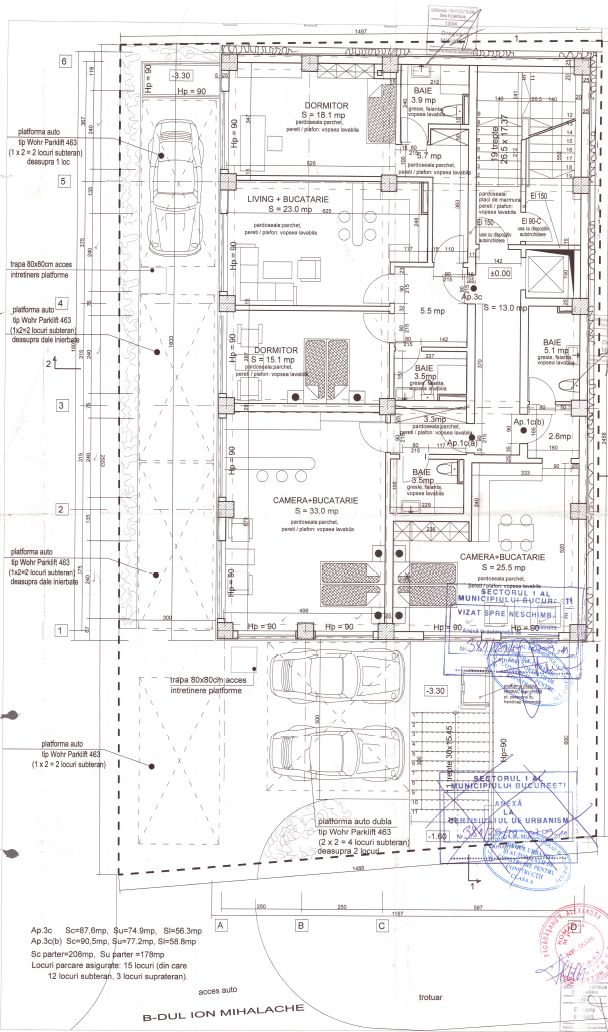 Constructie D+P+3E | Lift | 2 intrari | Parcare Sub | Domenii | Ideal Investitie - Schiță 51