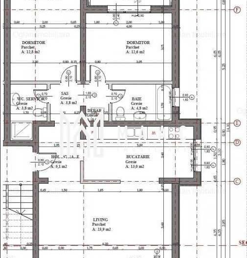 Apartament 3 camere | Etaj 1 | Decomandat | Selimbar - Poză 13