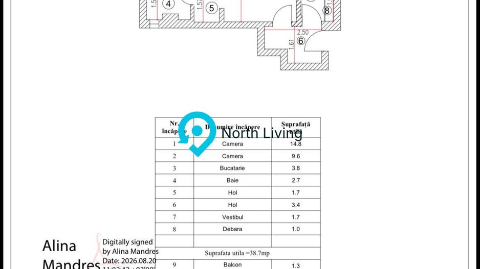 Apartament 2 camere | Delfinului - Poză 5