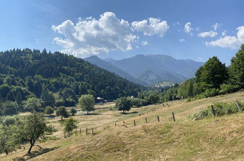 Teren extravilan de vânzare în Râșnov | 6.070 mp | Vedere panoramică - Poză 2