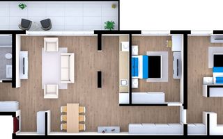 Apartament 4 camere de închiriat – IMA RESIDENCE, Iancu Nicolae - Poză 17