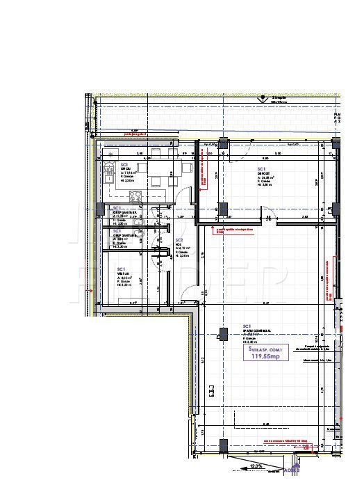 Vanzare spatiu comercial vitrina, 126.5 mp, preluare chiriasi - Poză 3