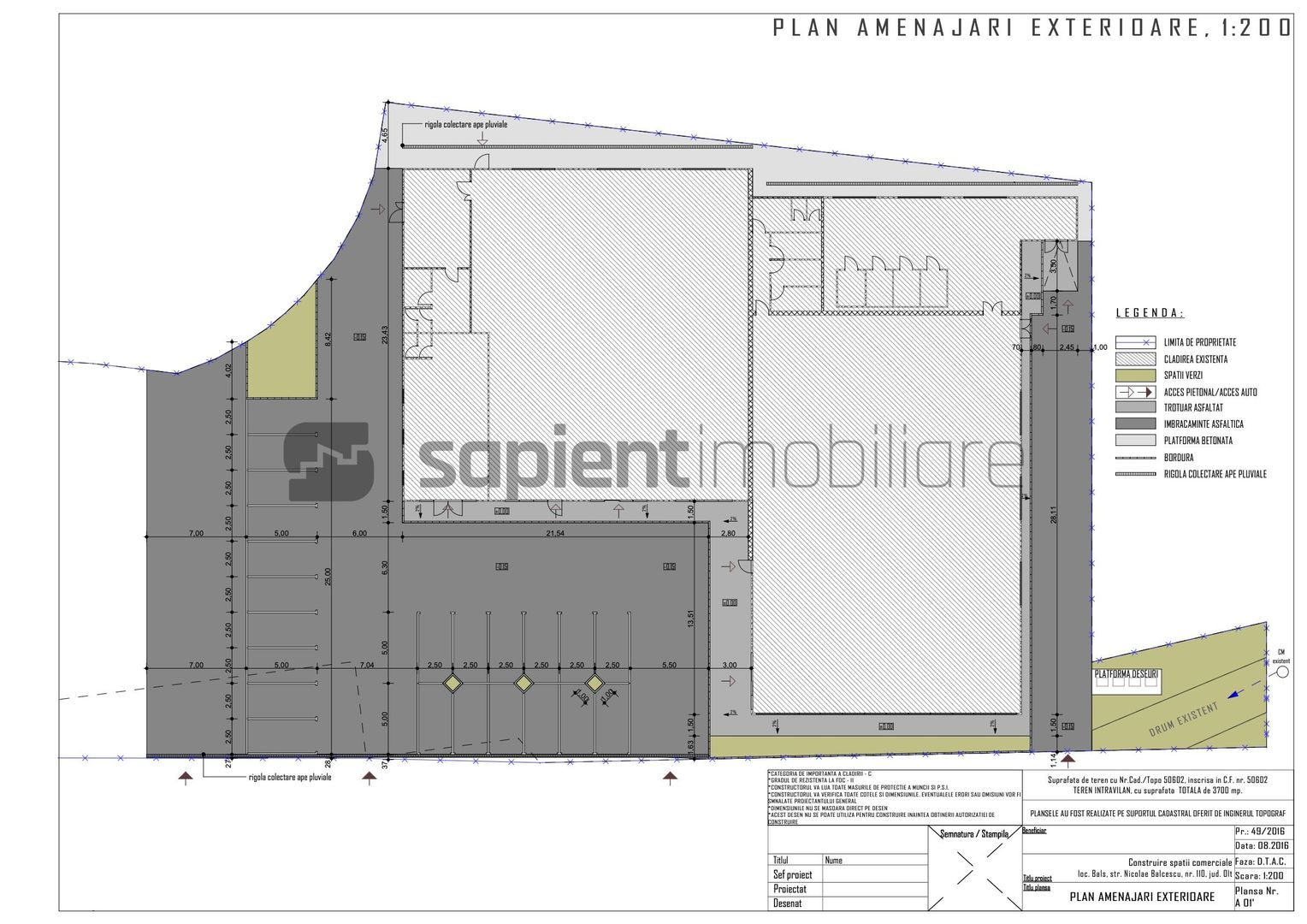 Galerie comercială în Balș, jud. Olt | Yield = 9.8% - Schiță 5