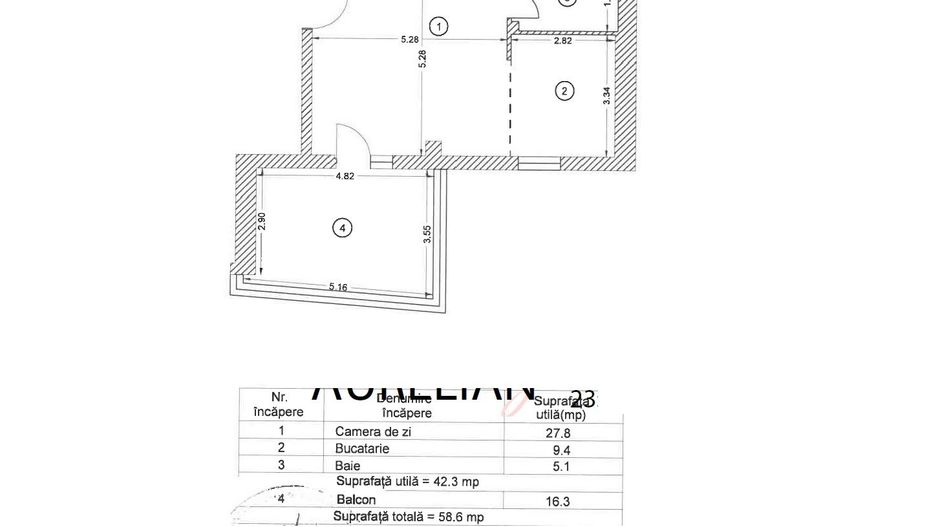 Tribunal Bulevardul Unirii apartament tip studio si 2 camere 2025 - Poză 20