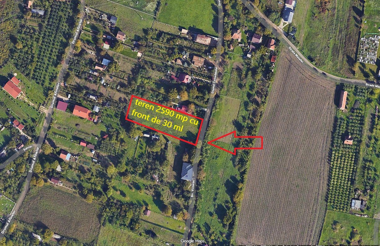 Teren 26 Ari intravilan Bercu Rosu - Poză 2