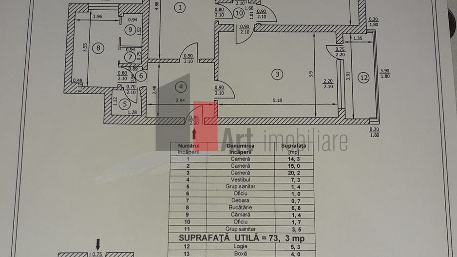 3 camere Aviator Popisteanu - Poză 1