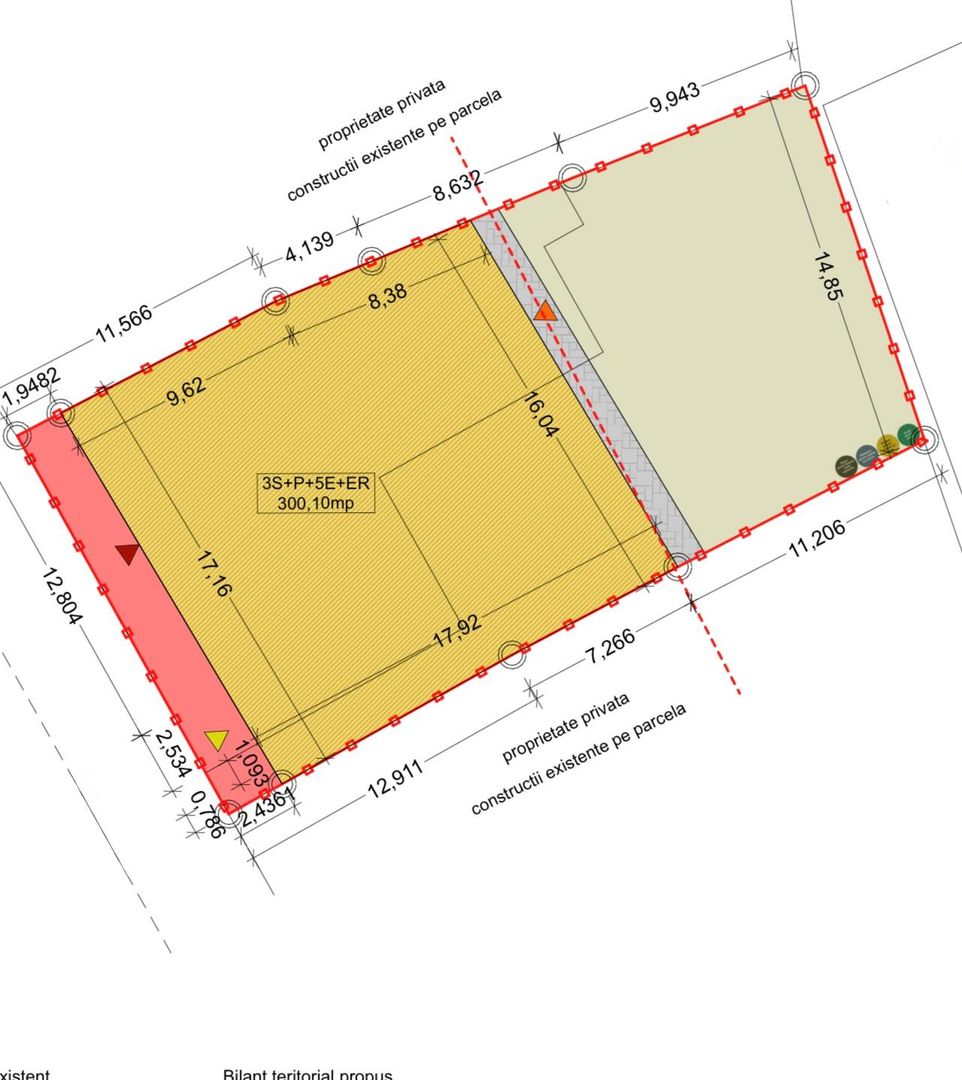 Teren 532 mp | Zonă ultracentrală | Potențial dezvoltare imobil - Poză 6