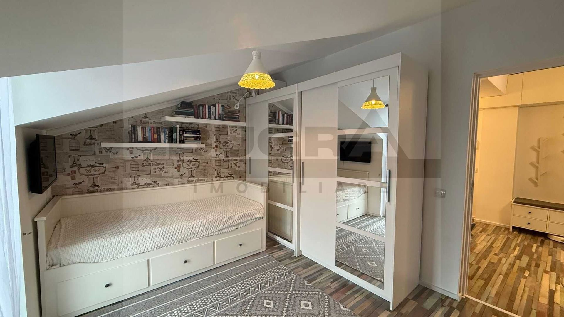 Apartament 2 camere, 52mp, 2 terase, parcare, zona Edgar Quinet - Poză 5