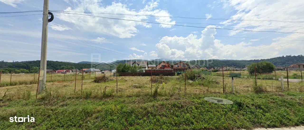 Teren generos 1441 mp cu deschidere 37 ml Râșnov - Vedere panoramica - Poză 2