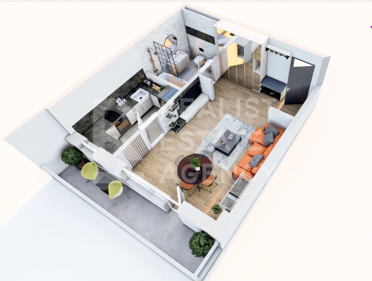 Vânzare, garsonieră, Armonia Residence, Brașov - Schiță 5