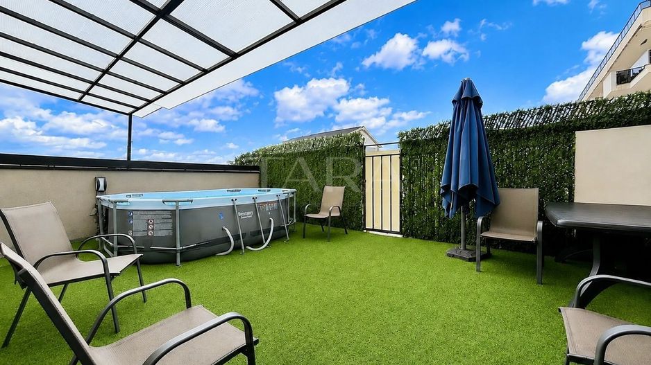 Apartament 3 camere, 2 terase generoase și piscină, complet finisat. - Poză 1