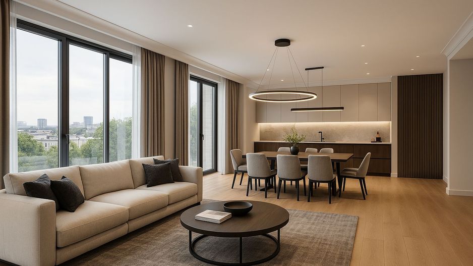 PENTHOUSE PANORAMIC – Etaj 9 | 4 Dormitoare | 5 Băi | Living 103 mp - Poză 2