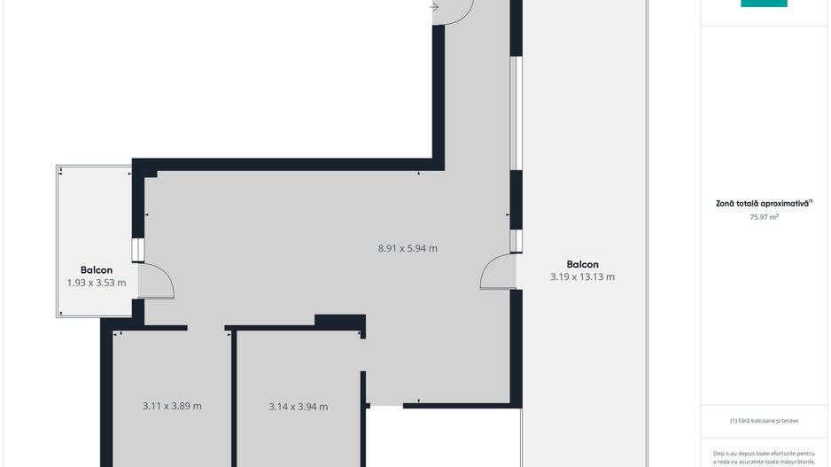 Apartament 3 camere, zona Torontalului - Poză 11