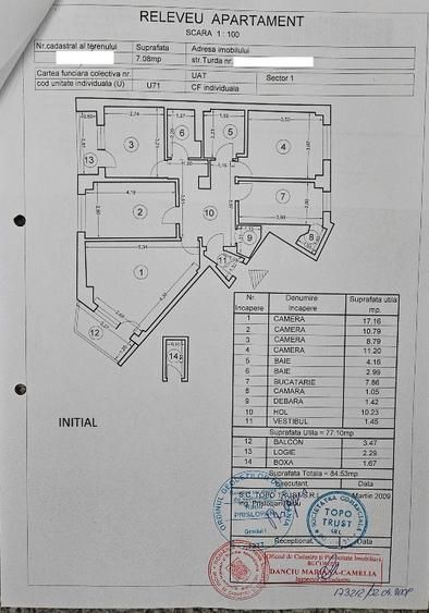 4 CAMERE | TURDA | BLOC ANVELOPAT - Schiță 25