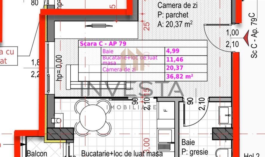 APARTAMENT DE VANZARE 1 CAMERA SOPOR - Poză 6