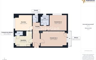 3 camere decomandat | Etaj 2 | Bloc 1990 | Zona Simion Bărnuțiu - Poză 25