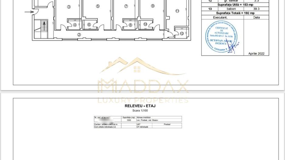 Pensiune Predeal *858mp *teren 1000mp - Schiță 5