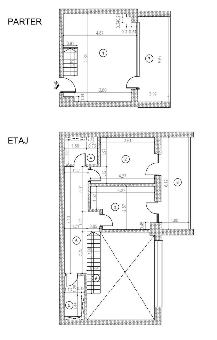 Duplex 3 camere Prima Vista Pipera Metrou - Schiță 8