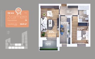 Apartament 2 camere I Titan I Dezvoltator I Metrou Titan - Poză 4