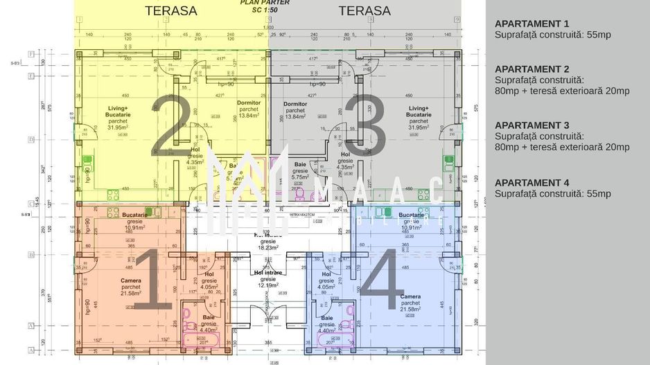 Apertament 2 Camere I Parter I Gradina I Selimbar - Poză 4