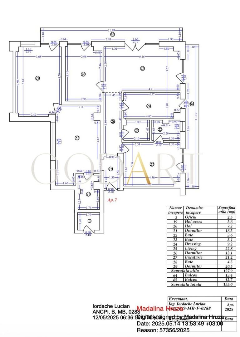 Apartament 4 camere | Bloc 2025 | Sisesti - Poză 1