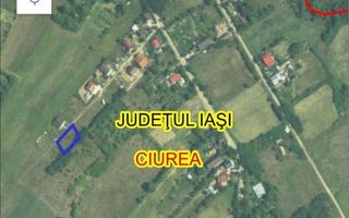 Teren intravilan 493 mp în Ciurea, Iași, vedere panoramică, apă și canalizare, ideal pentru casă - Poză 7
