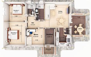 Casa Parter , 105 mp utili, teren 650 mp, Izvorani - Poză 8