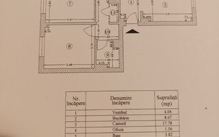 Apartament 4 camere | bloc 1980 | 5 minute metrou Gorjului | Militari - Schiță 10