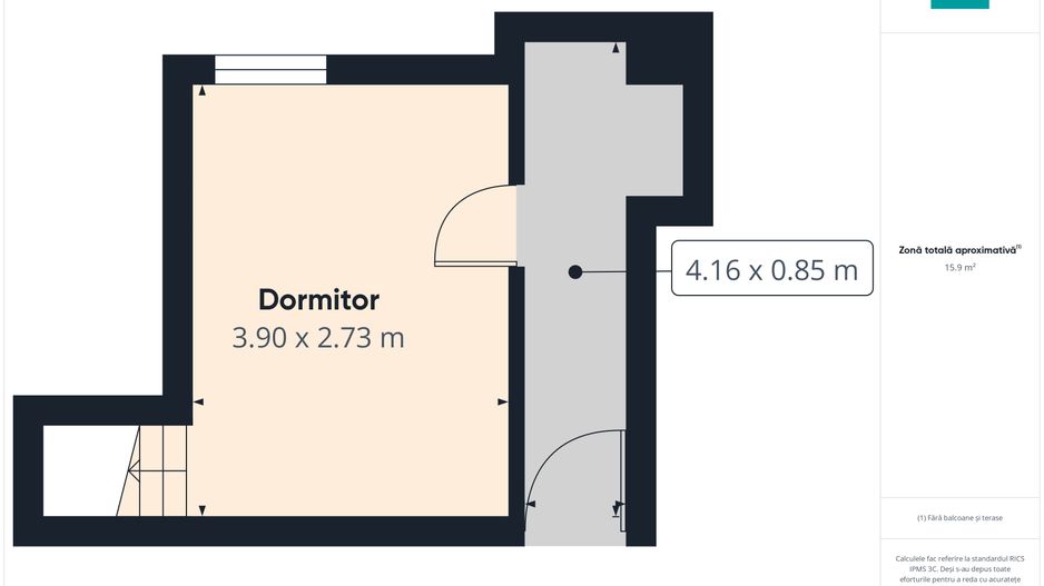 Apartament 3 camere  la curte  - Odobescu - Poză 37