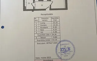 Apartament de vânzare în Sector 4 – Berceni - 2 camere -63 mp - Poză 13