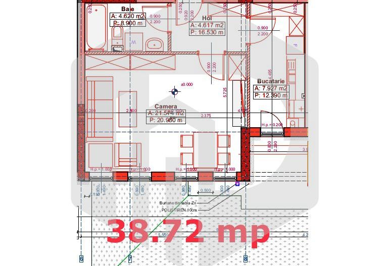 Garsoniera | Bucatarie Separata | Intabulata | Lift | Henri Coanda - Poză 1
