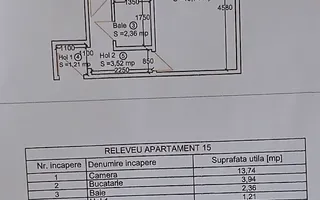 Etaj intermediar. Centrala termica proprie. Bloc izolat termic. - Schiță 15