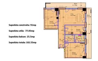 Apartament 3 camere modern - bloc nou I Baneasa-Sisesti - Poză 6